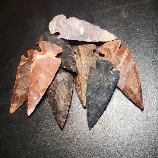 Mixed Agate Arrowhead